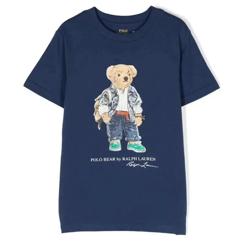 Ralph Lauren Baby - Boys Short Sleeve Polo Bear Jersey Tee