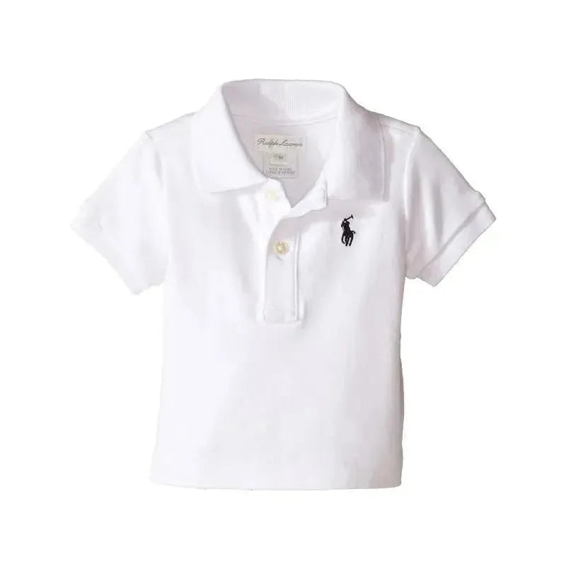 Ralph Lauren Classic White Baby Boy Polo Shirt