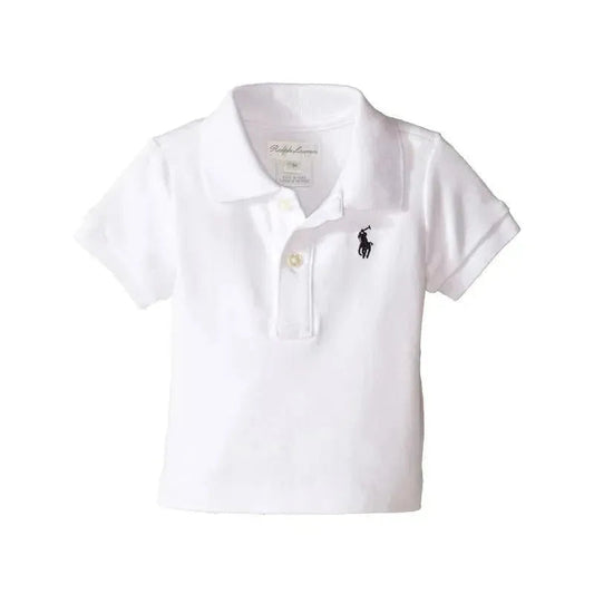 Ralph Lauren Classic White Baby Boy Polo Shirt