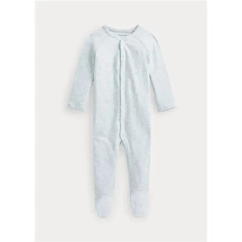 Ralph Lauren - Cotton Interlock Polo Coverall, Quartz Heather