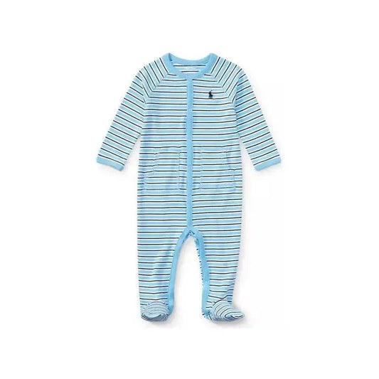 Ralph Lauren Striped Cotton Coverall, Suffield Blue Multi