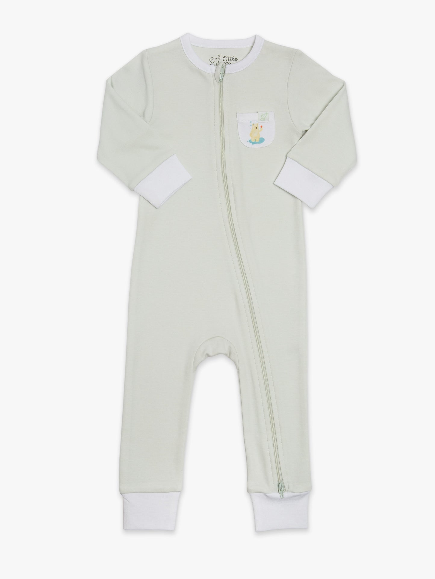Organic Cotton Romper - Polar Express by Little Moy