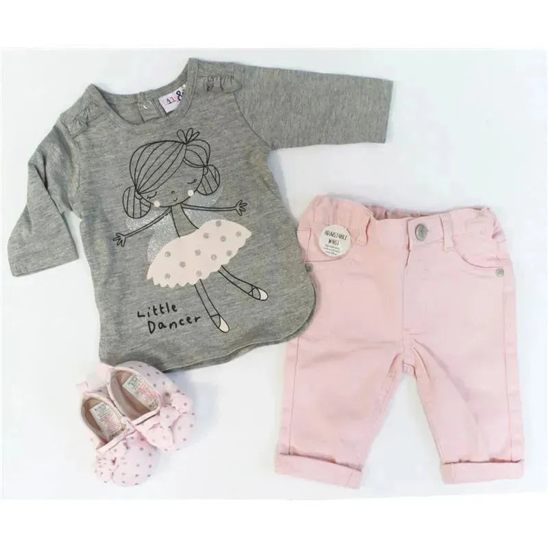 Rose Textiles - 3 Pcs Shoes Set, Ballerina Dancer