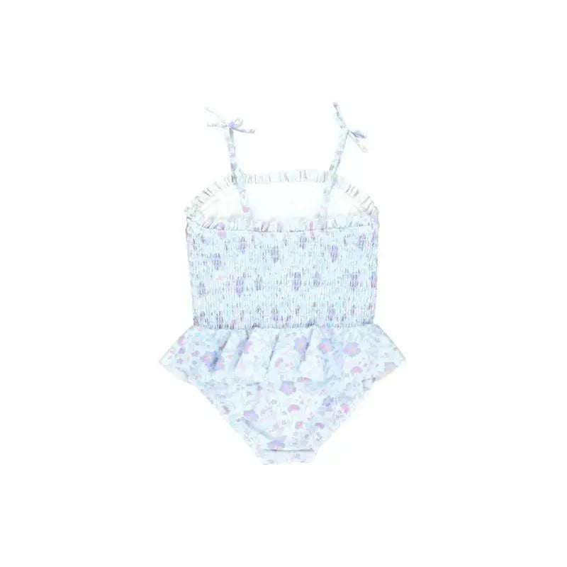 Rufflebutts - Fairytale Garden Peplum Smocked Bodice One Piece