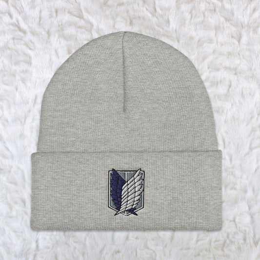 Scout Regiment Attack on Titan Grey Beanie