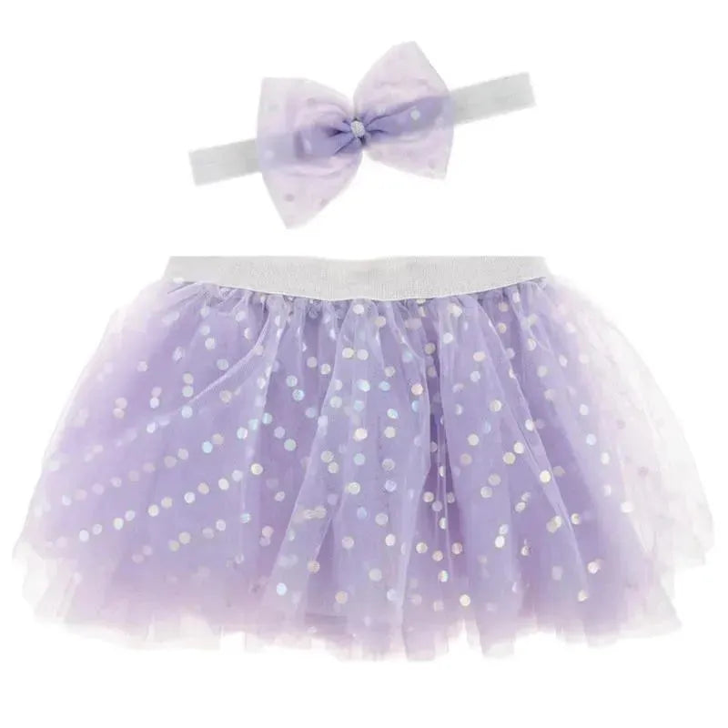 Stephen Joseph - Baby Girl Tutu & Head Band Set, Lilac