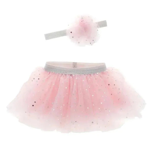 Stephen Joseph - Big Sister Tutu & Headband Set, Shimmer Pink