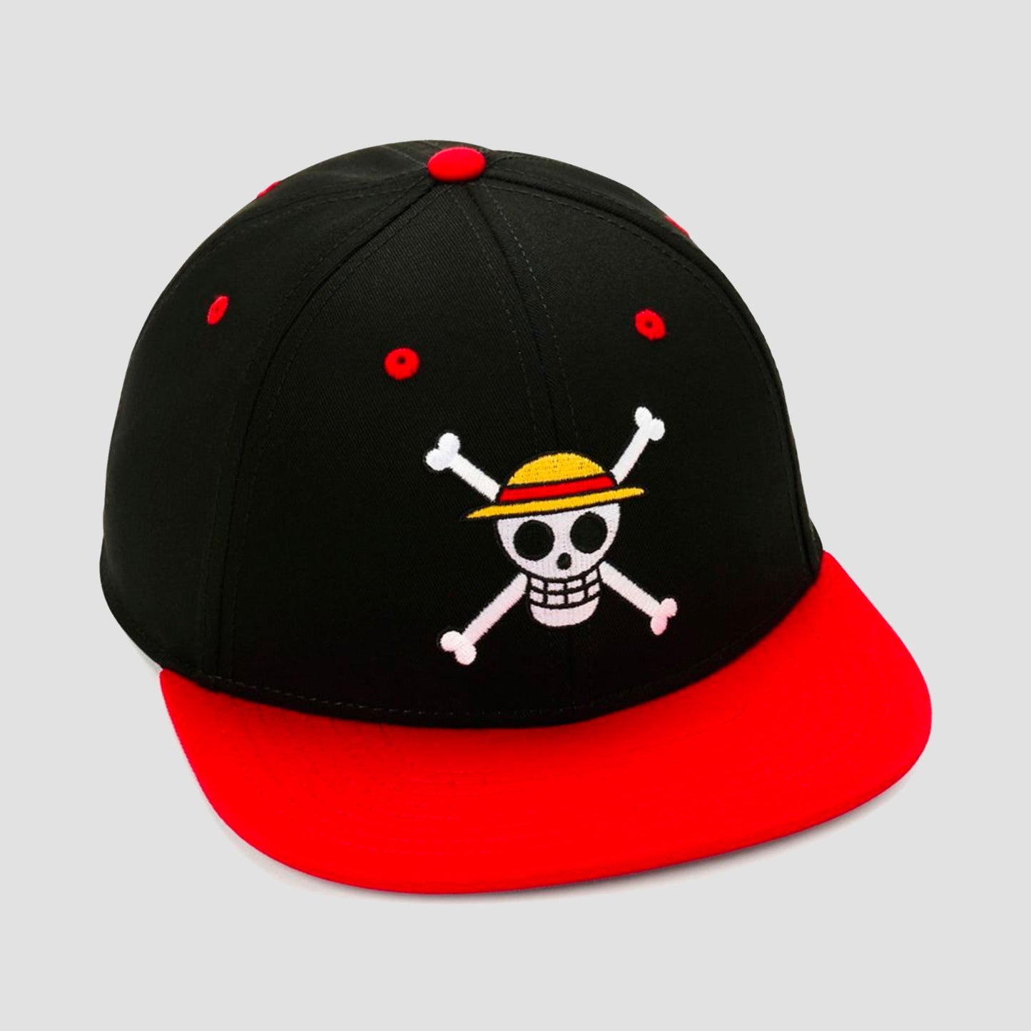 Straw Hat Pirates One Piece Flat Bill Snapback Hat