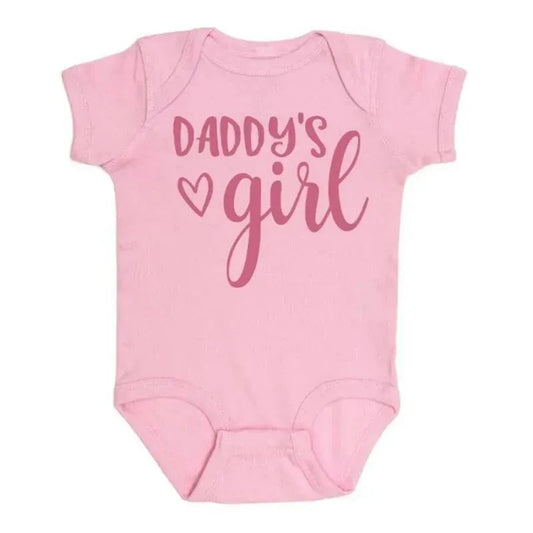 Sweet Wink - Baby Girl Daddy's Girl Short Sleeve Bodysuit