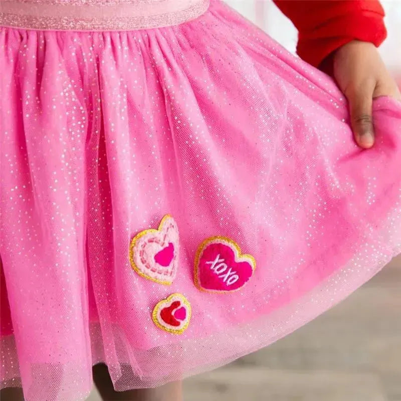 Sweet Wink - Kids Heart Patch Valentine's Day Tutu