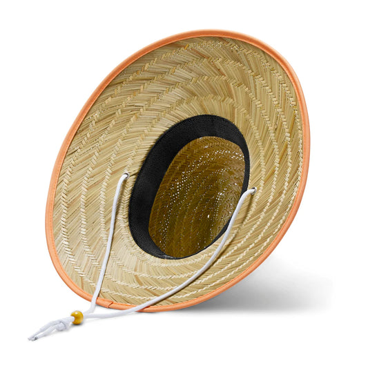 Hemlock Hat Co. Tangerine Straw Hat