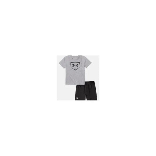 Under Armour Ombre Base Set Mod Gray - Tee and Short Set