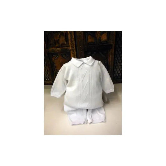 Will' Beth White Knit Romper