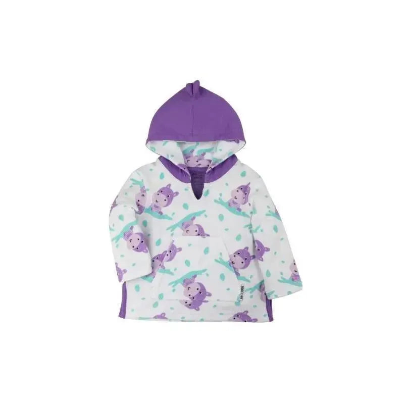 Zoocchini - Baby Terry Swim Coverup Harper The Hippo, L
